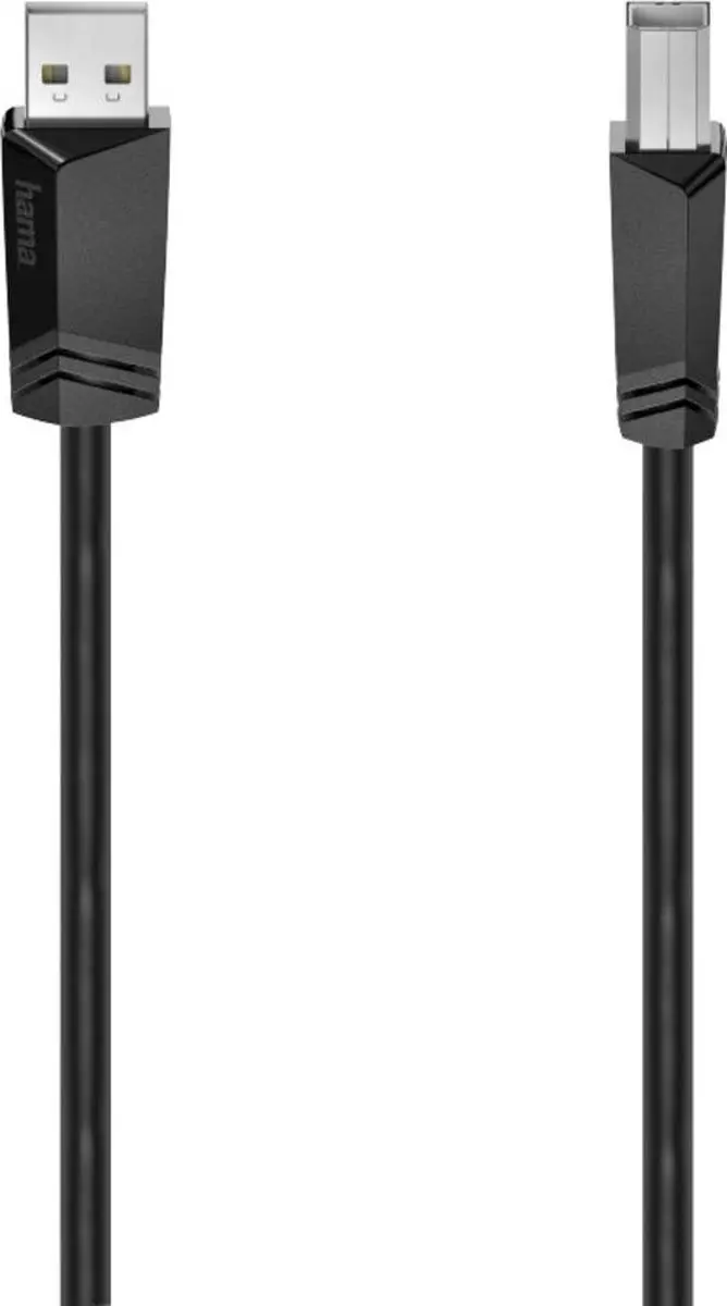 Hama USB 2.0 Kabel 1,5m - Zwart - afbeelding 6 van 6