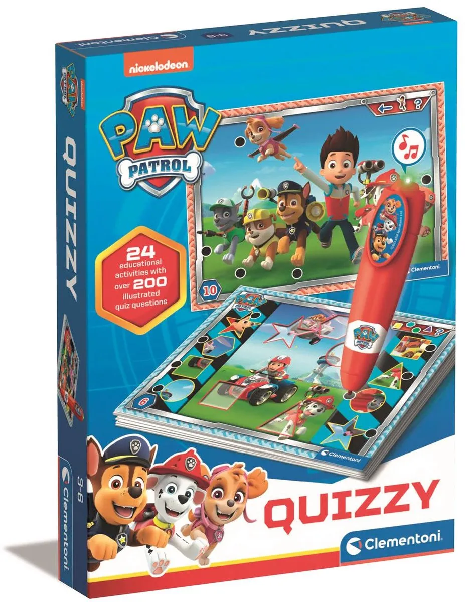 Clementoni Paw Patrol Interactieve Pen - 200+ Quizzen - Multicolor