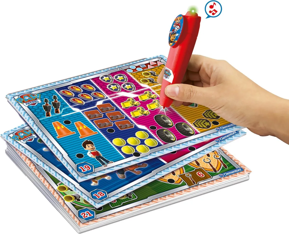 Clementoni Paw Patrol Interactieve Pen - 200+ Quizzen - Multicolor