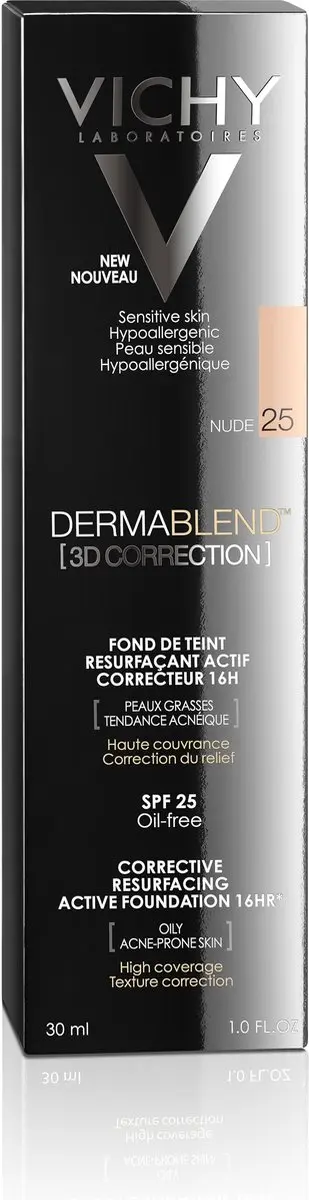 Vichy Dermablend 3D Correctie Foundation Nude 25 - 30ml - afbeelding 6 van 6