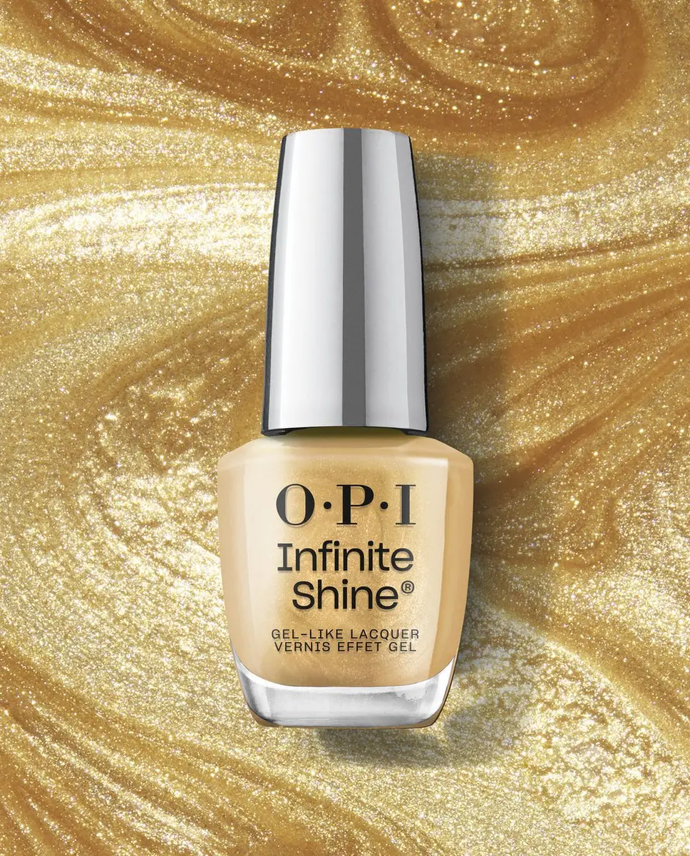 O.P.I. Infinite Shine Nagellak 150ml - Goud - Zwart - afbeelding 6 van 6