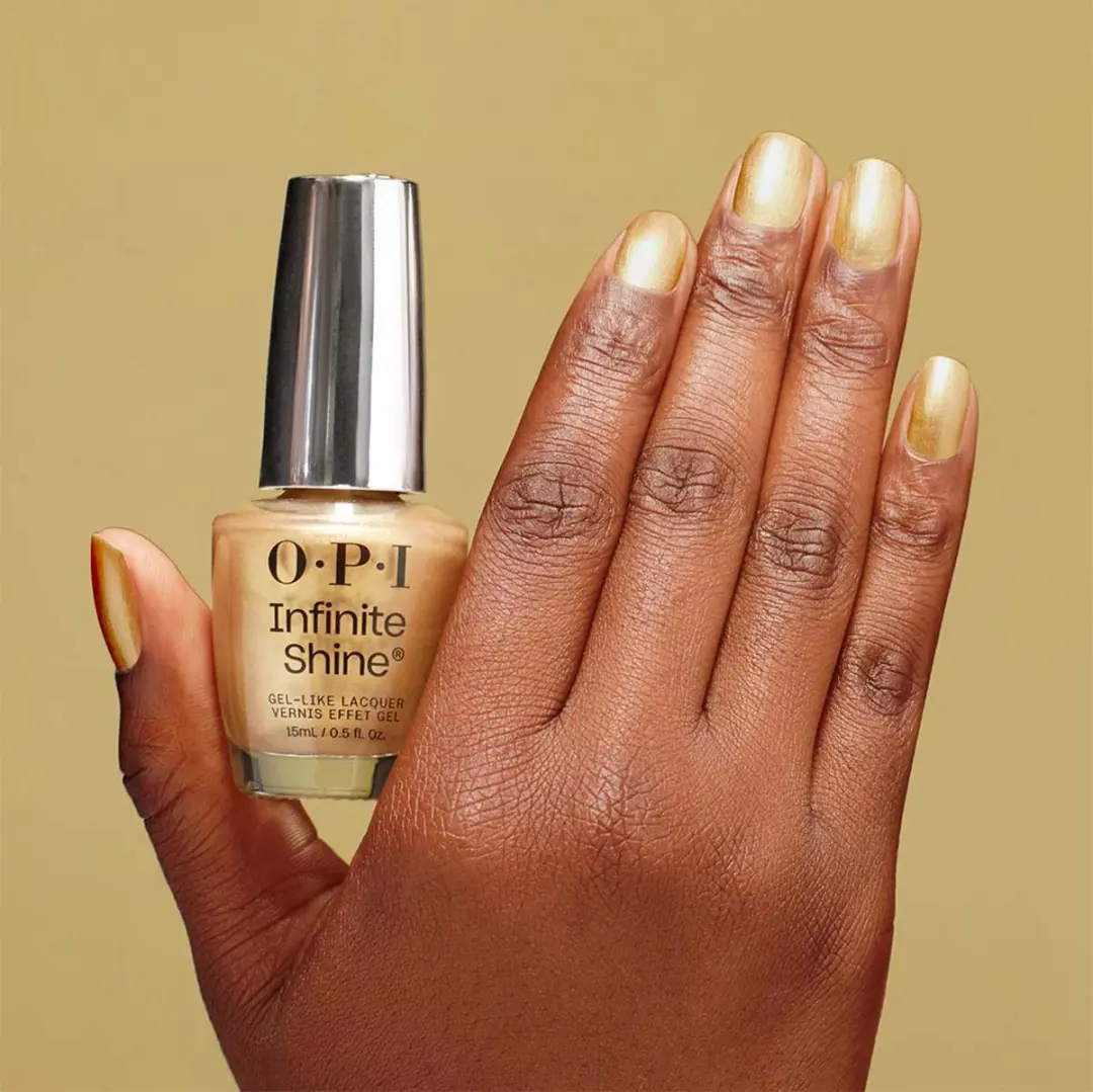O.P.I. Infinite Shine Nagellak 150ml - Goud - Zwart
