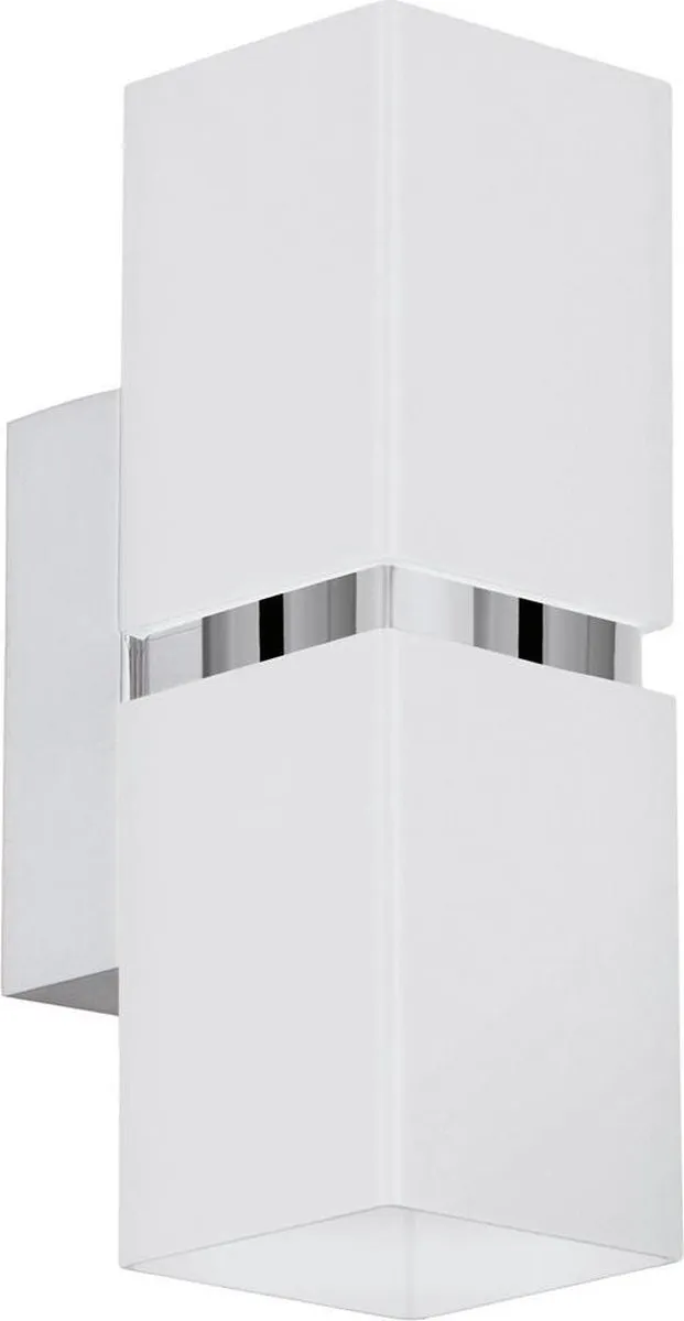Eglo Passa Wandlamp 2 Lichtpunten - Chroom/Wit