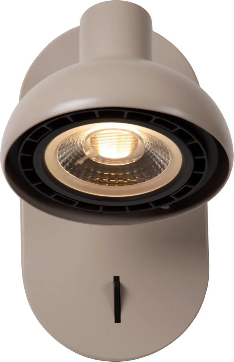 Lucide SENSAS Bedlamp Wandlamp GU10 ES111 - Beige