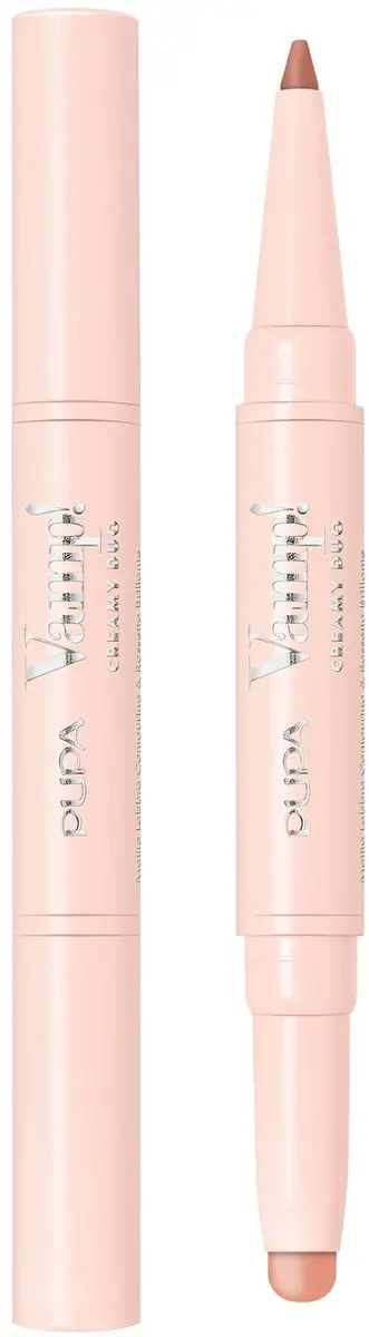 Pupa Milano Vamp! Creamy Duo Lip Pencil & Lipstick 001 Fair Nude