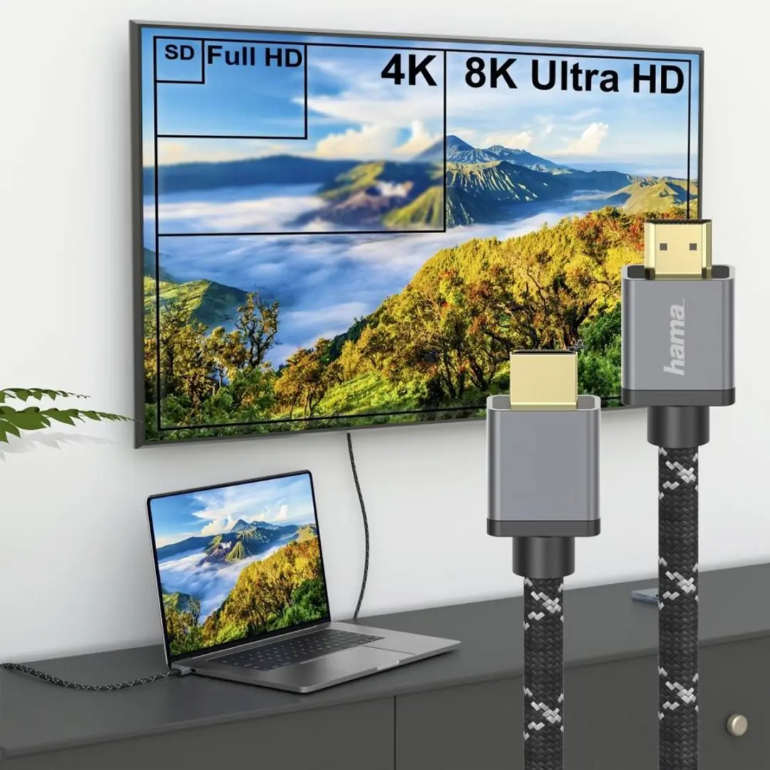 Hama Ultra High-speed HDMI-kabel 8K Metaal 2,0m