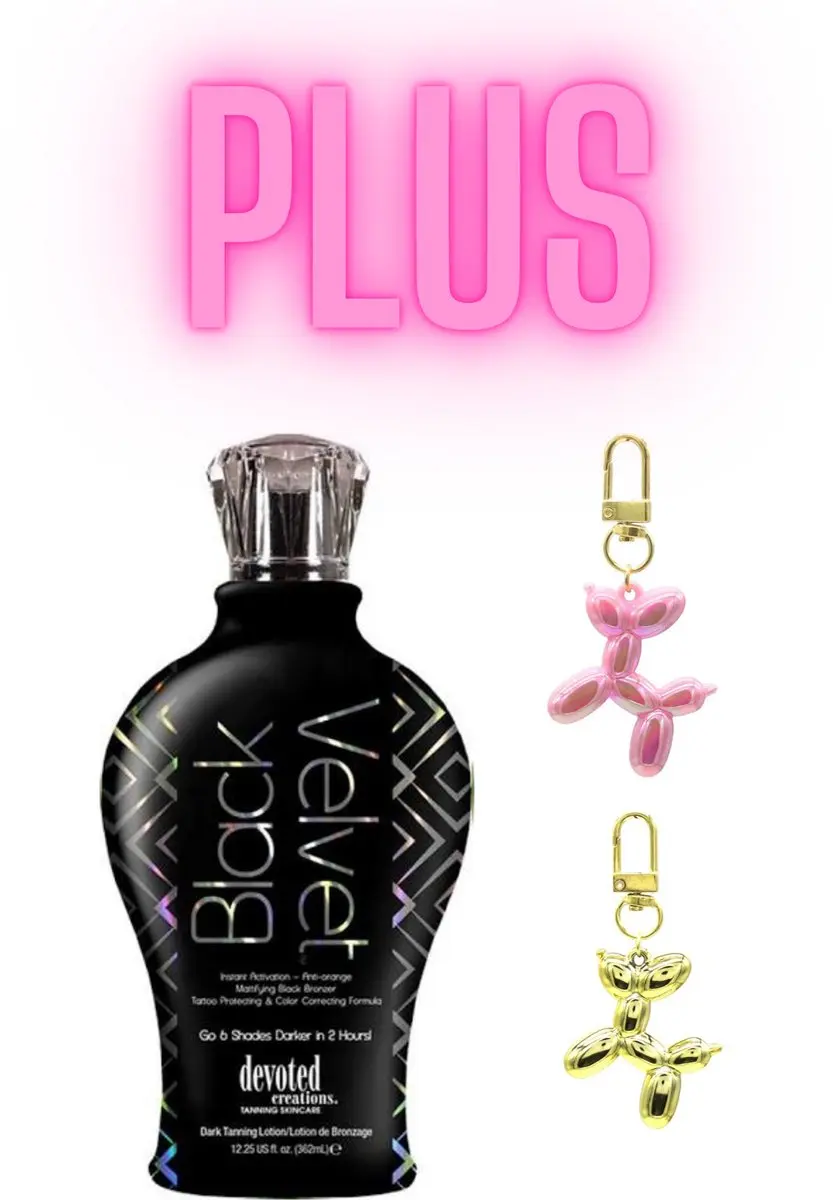 Devoted Creations Black Velvet PLUS Sleutelhanger Ballon Hond 360ml