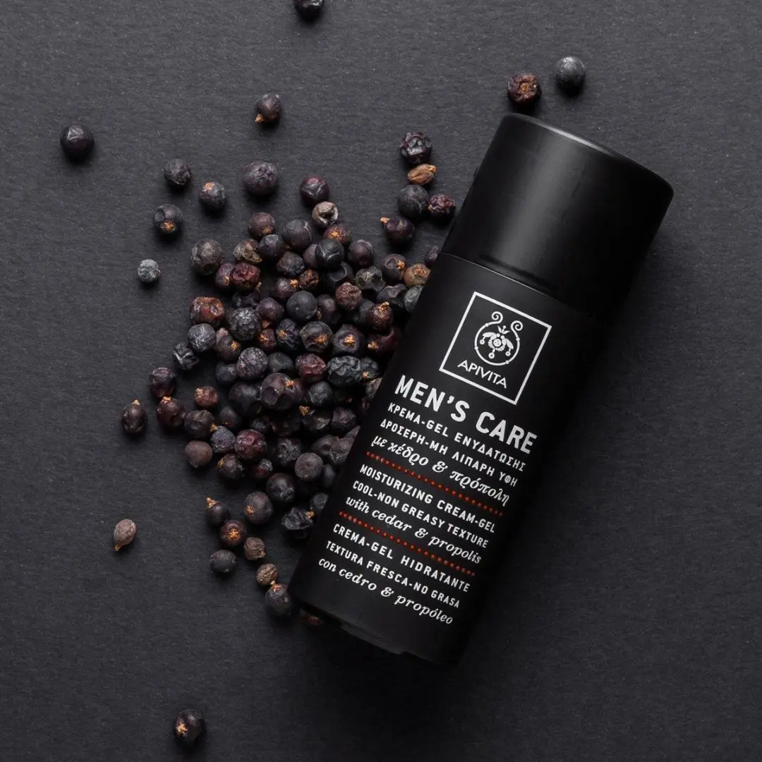 Apivita Moisturizing Cream-Gel voor Mannen 50ml