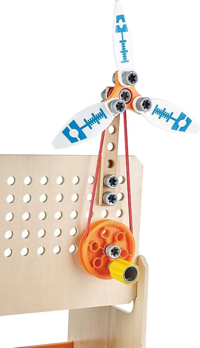 Hape Wetenschappelijke Ontdekkingswerkbank E3028 - 58-delig - Multicolor