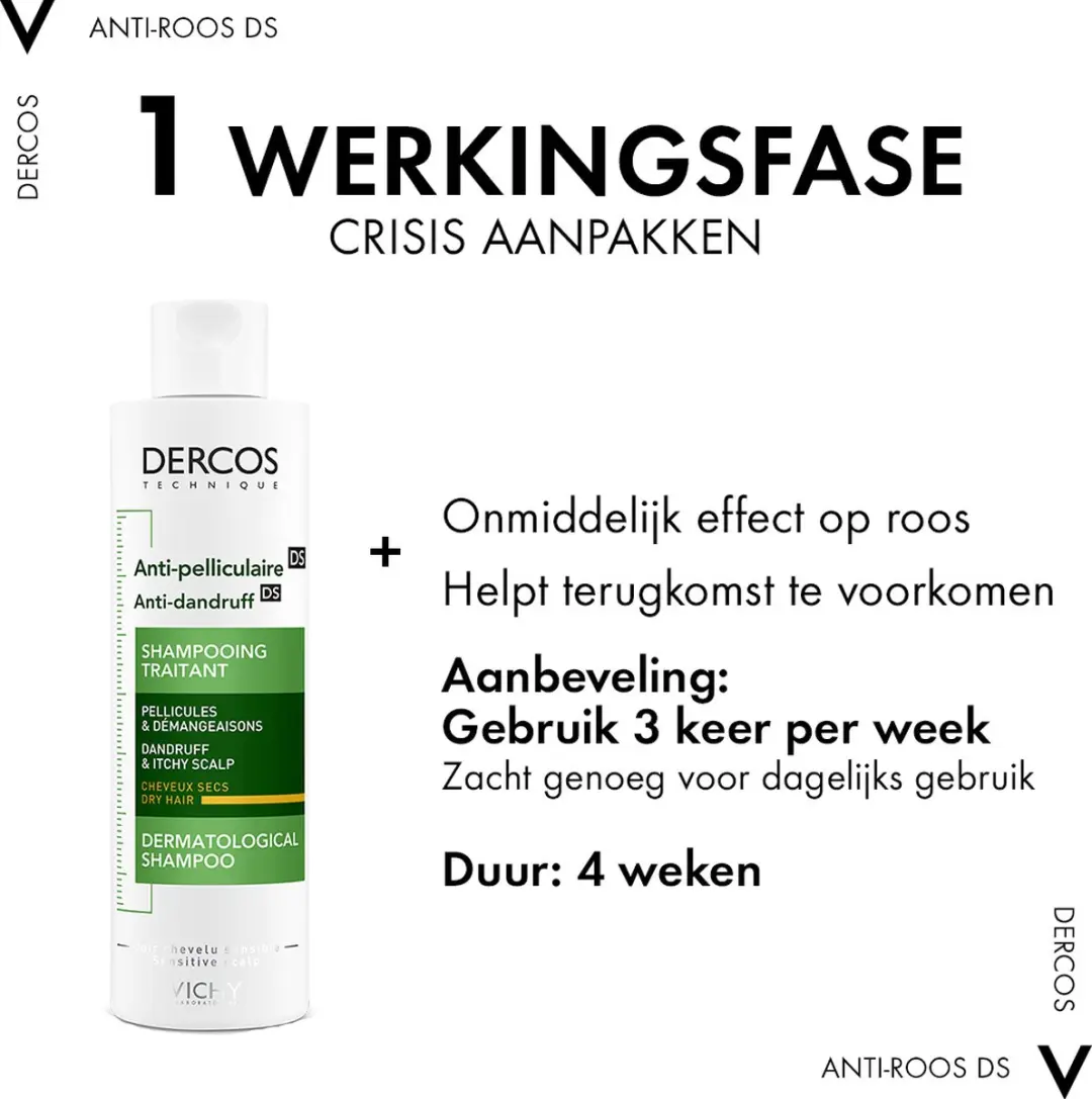 Vichy Dercos Anti-Roos Shampoo 2x200ml