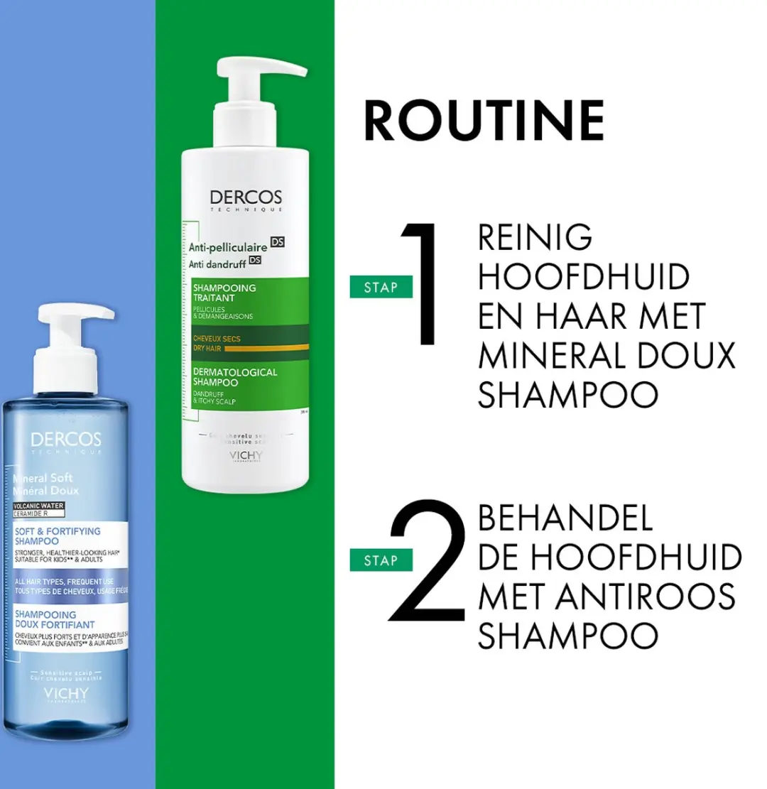 Vichy Dercos Anti-Roos Shampoo 2x200ml