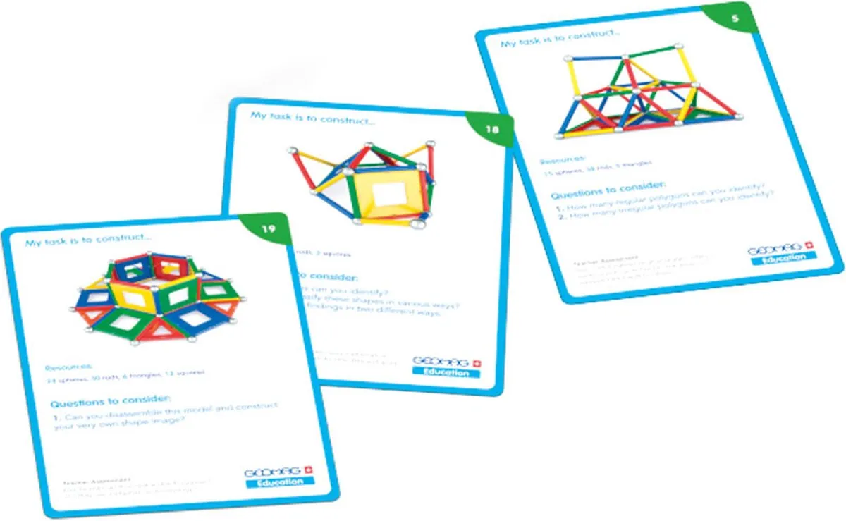 Geomag Geometrisch Lab 1439 Stuks - Multicolor