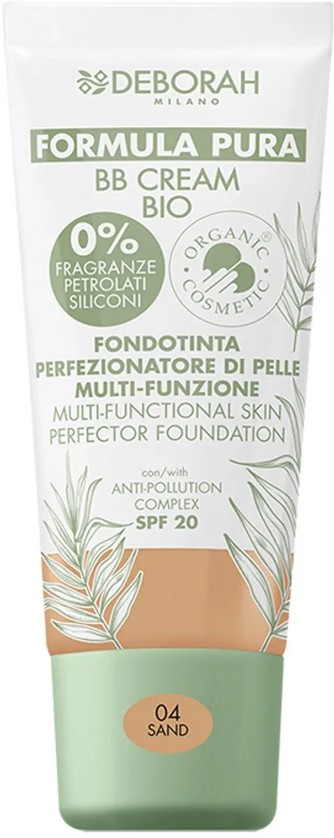 Deborah Milano Formula Pura BB Cream Bio Kleur 04 Sand