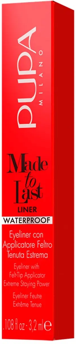 Pupa Milano Made to Last Eyeliner 001 Exta Black - 3.2ml