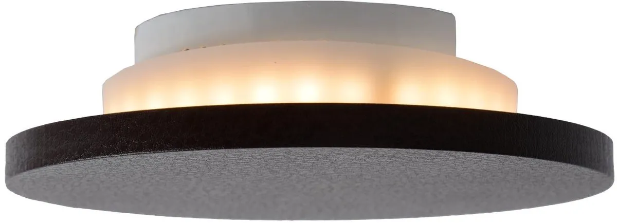 Lucide GLIMPSE Wandlamp Ø14cm Bruin - LED 5W 2700K