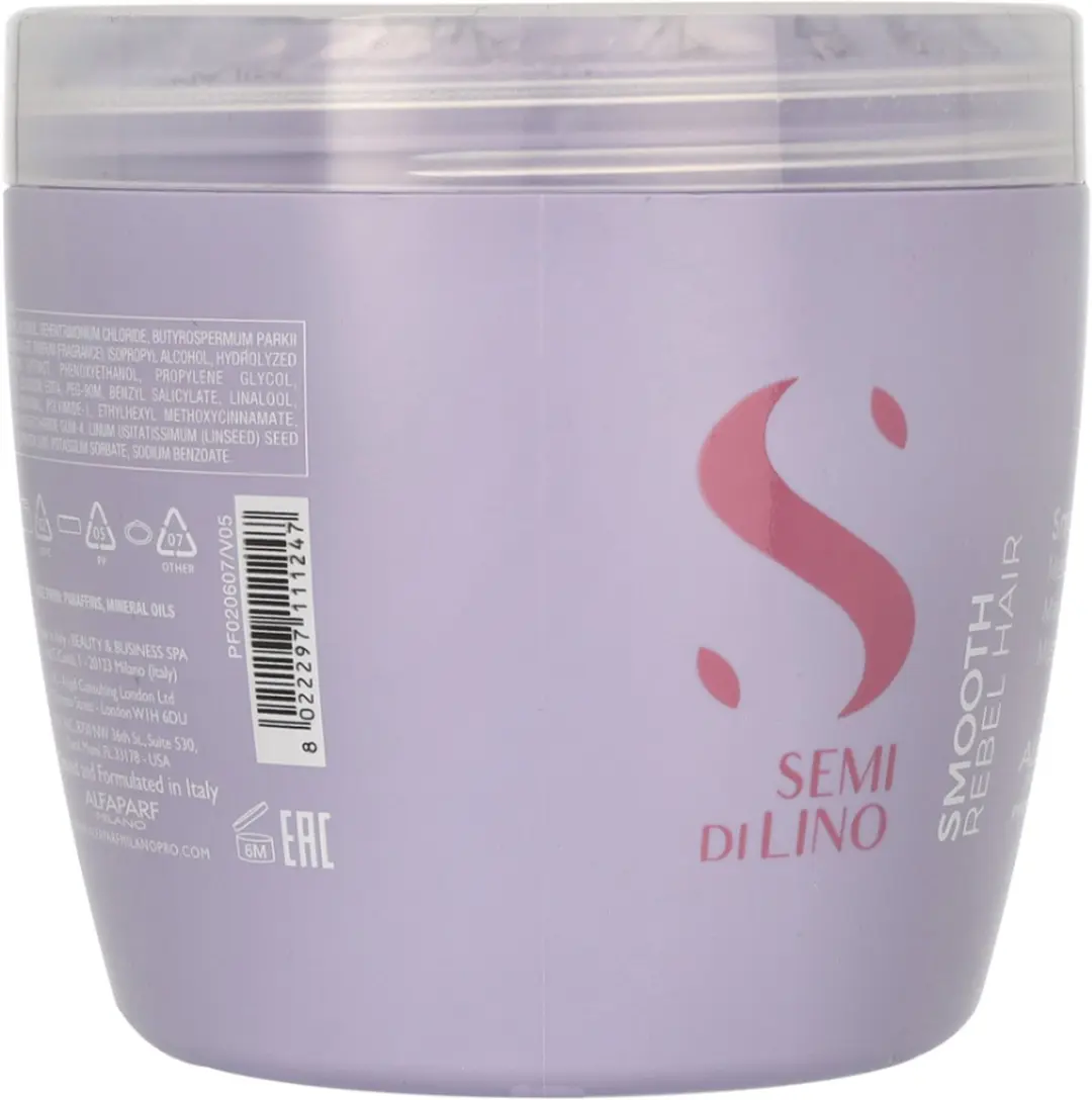 Alfaparf Milano Semi Di Lino Smooth Rebels Haarmasker 500ml