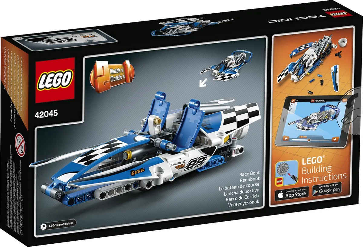 LEGO Technic Watervliegtuig-racer 42045 - 180 Stukken