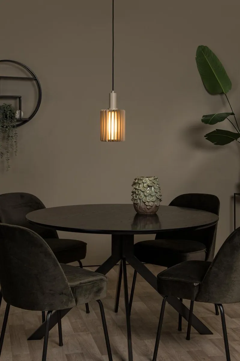 Lucide Lambres Hanglamp Ø15cm - 3xE27 - Taupe