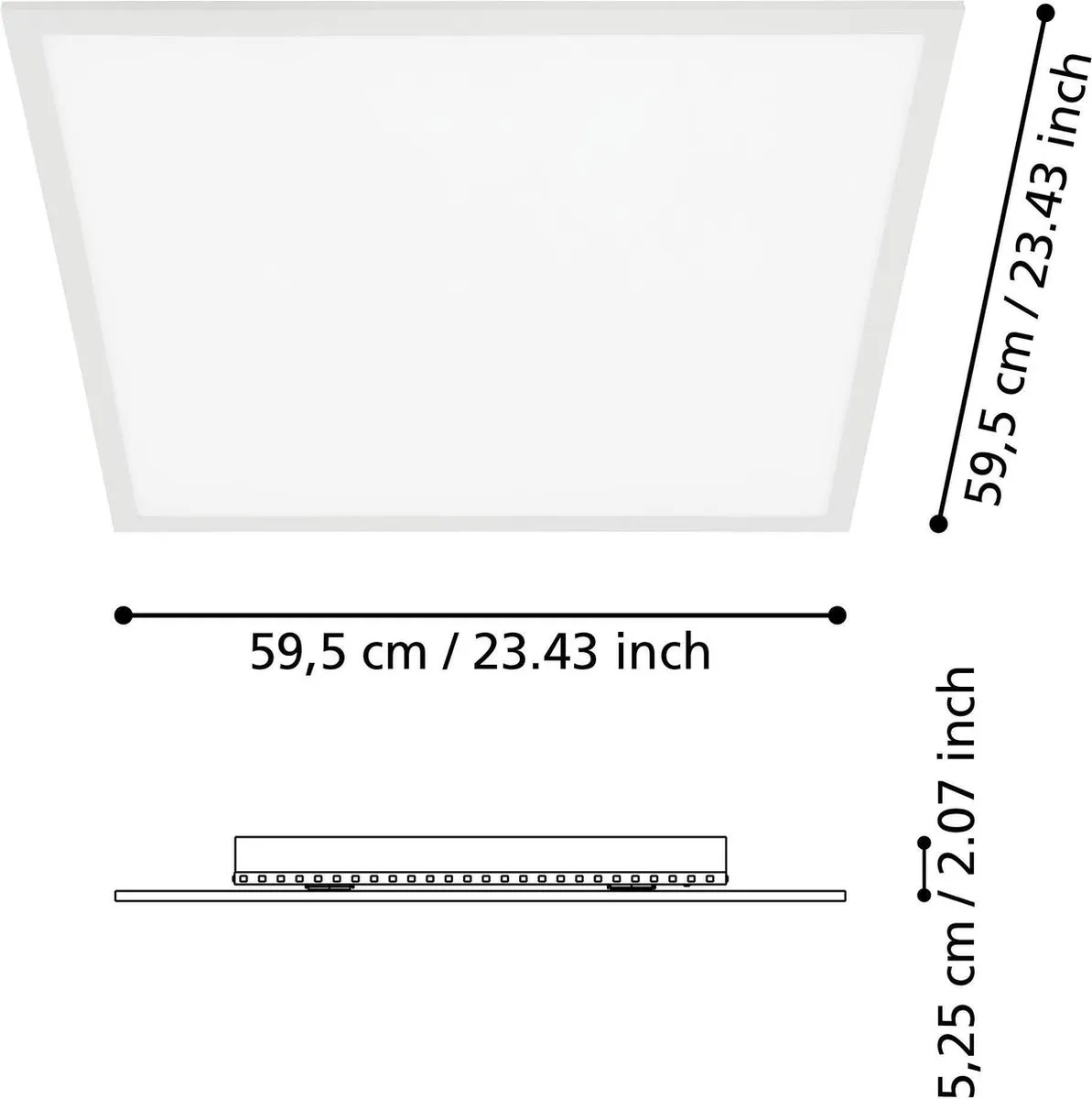 Eglo Salobrena-B Plafondlamp LED 59,5cm - Wit