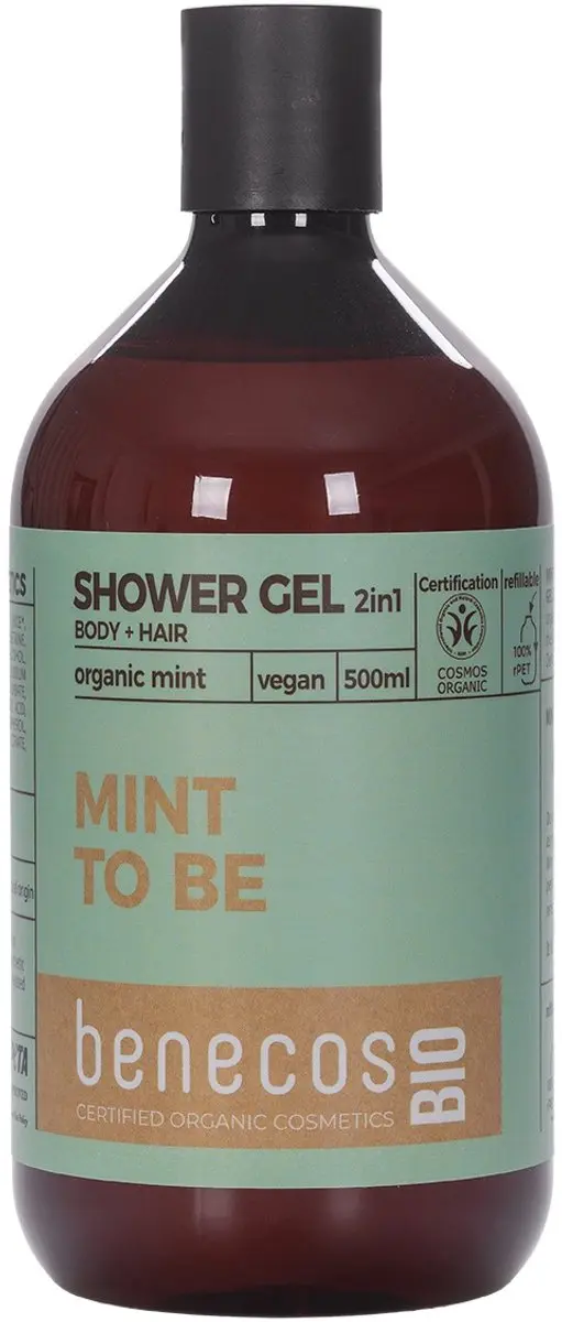 Benecos Mint 2-in-1 Body & Hair Shower Gel 500ml