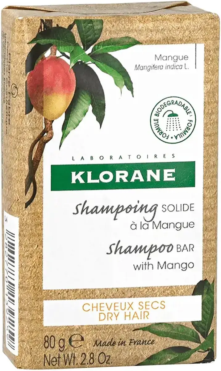 Klorane Al Mango Shampoo Bar 80g