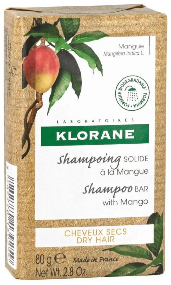 Klorane Al Mango Shampoo Bar 80g