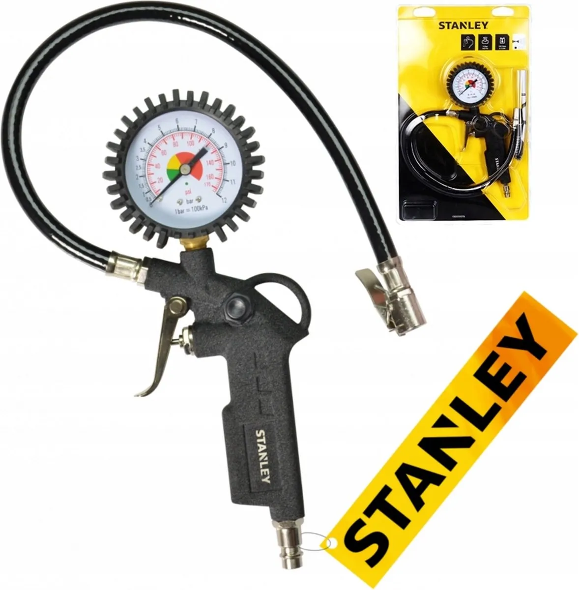 Stanley Bandenvulpistool 150533XSTN - Blaaspistool 10 Bar - met Manometer