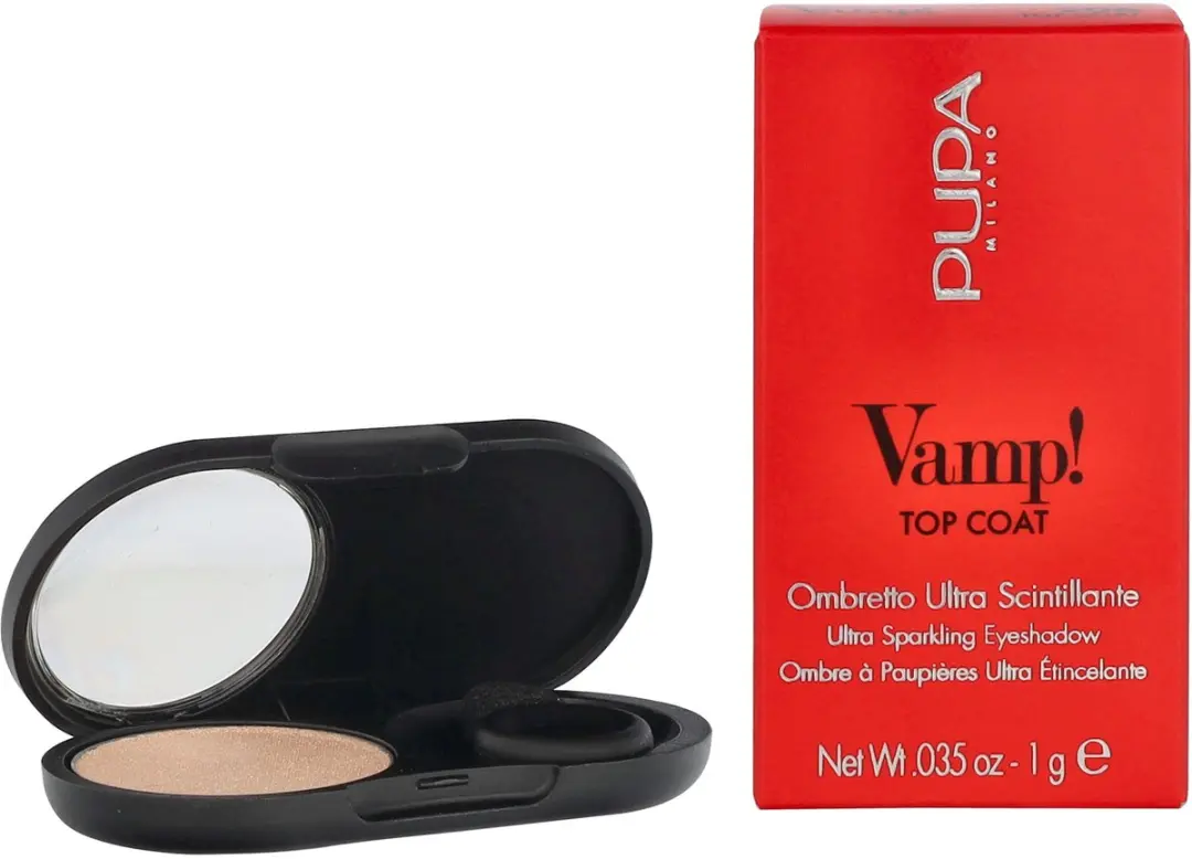 Pupa Milano Vamp! Top Coat Oogschaduw 206 Sparkling Gold - 1g