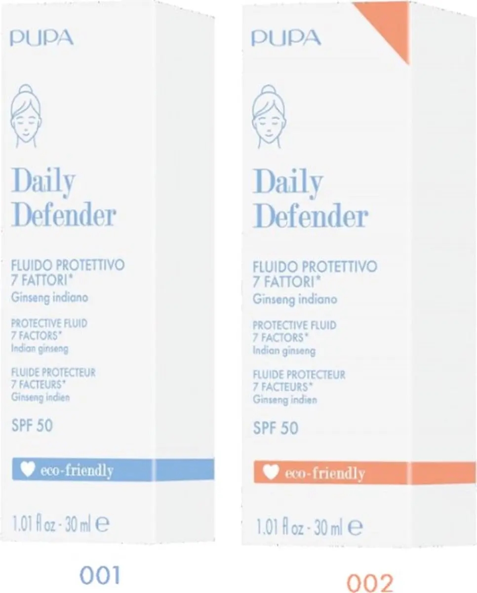 Pupa Milano Daily Defender Protective Fluid SPF 50 - 30ml