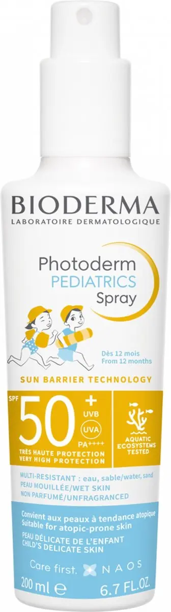 Bioderma Photoderm Pediatrics Zonnespray SPF 50+ 200ml