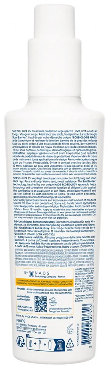 Bioderma Photoderm Pediatrics Zonnespray SPF 50+ 200ml