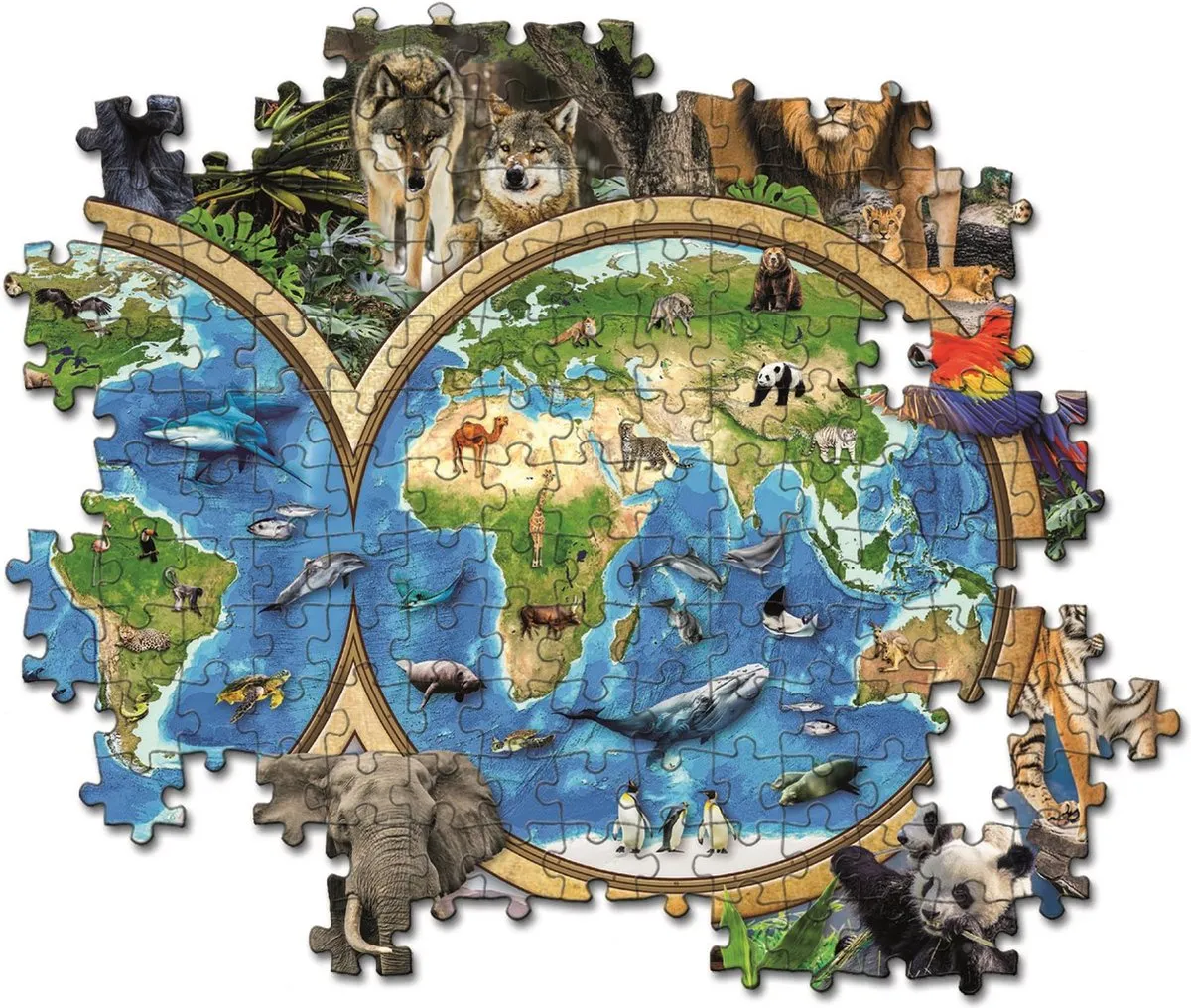 Clementoni The Wonderful Animal World Puzzel 300 Stuks - Multicolor