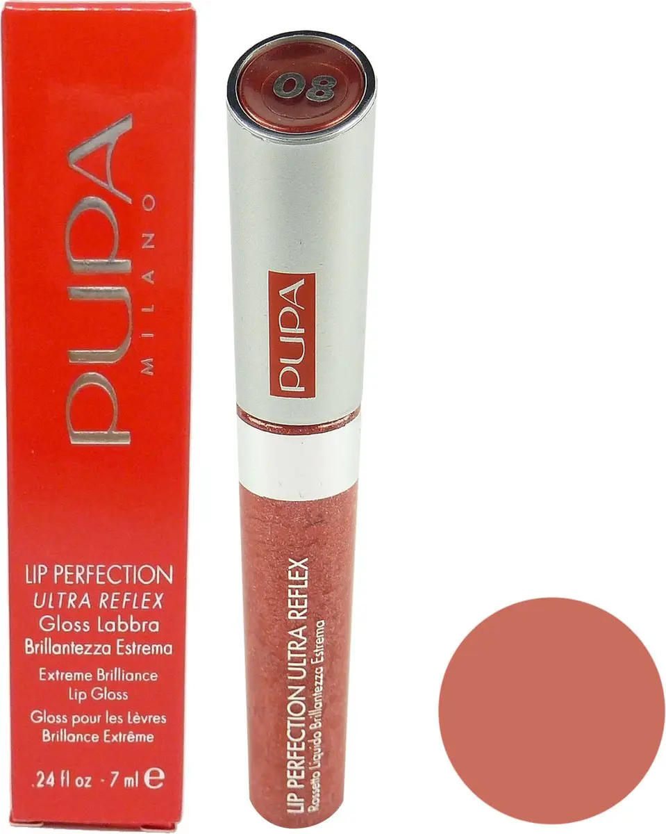 Pupa Milano Lip Perfection Ultra Reflex Lipgloss 08 Red Orange