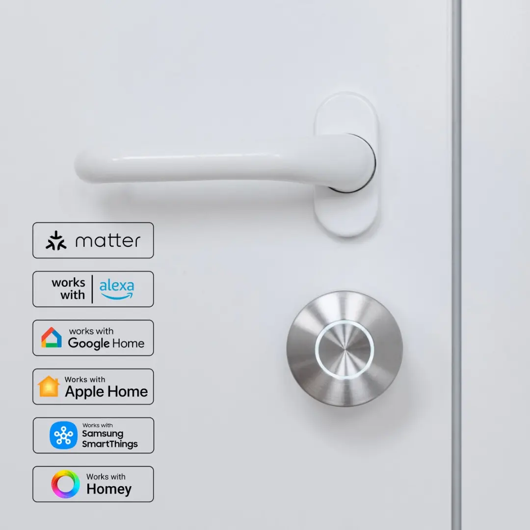 Nuki Smart Lock Pro Cilinderslot 30/30mm - RVS Zwart & Wit