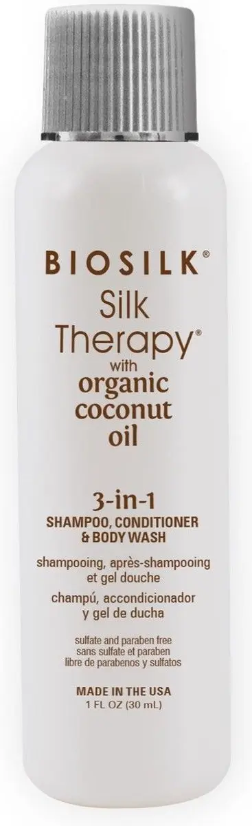 BIOSILK Silk Therapy Organic Coconut Oil 3in1 Shampoo 30ml