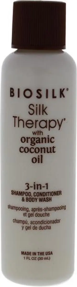 BIOSILK Silk Therapy Organic Coconut Oil 3in1 Shampoo 30ml