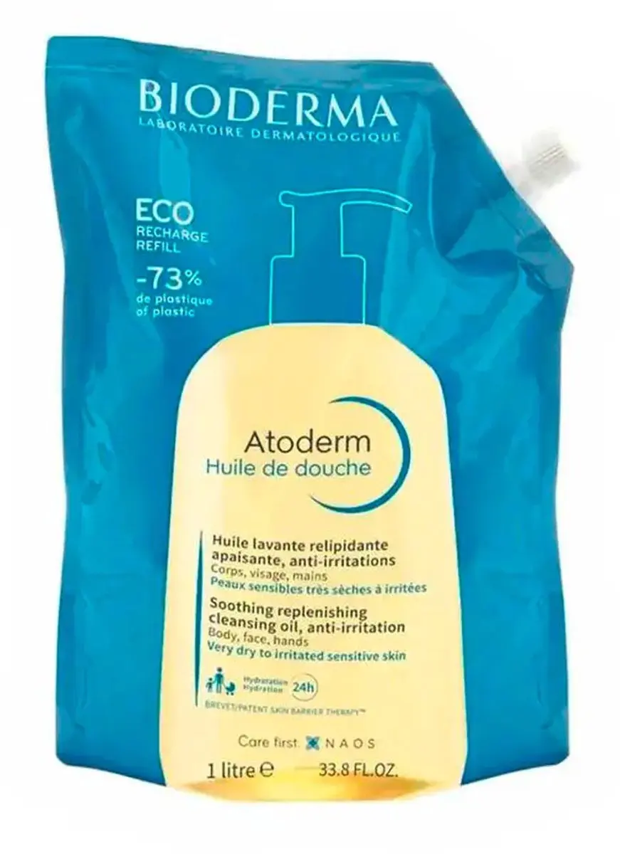 Bioderma Atoderm Huile de Douche 1000ml - Droge & atopische huid