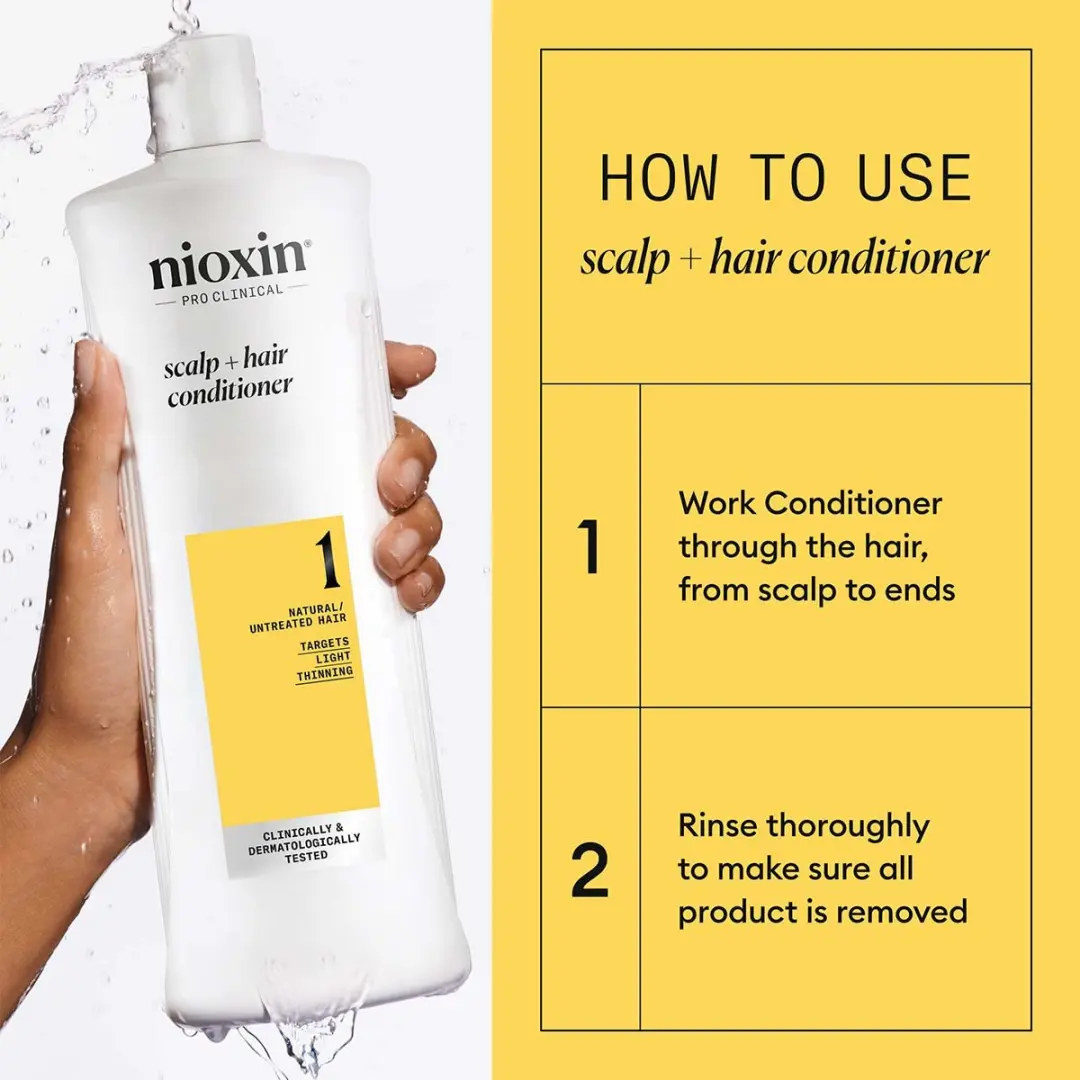 Nioxin System 1 Conditioner 1000ml - afbeelding 6 van 6