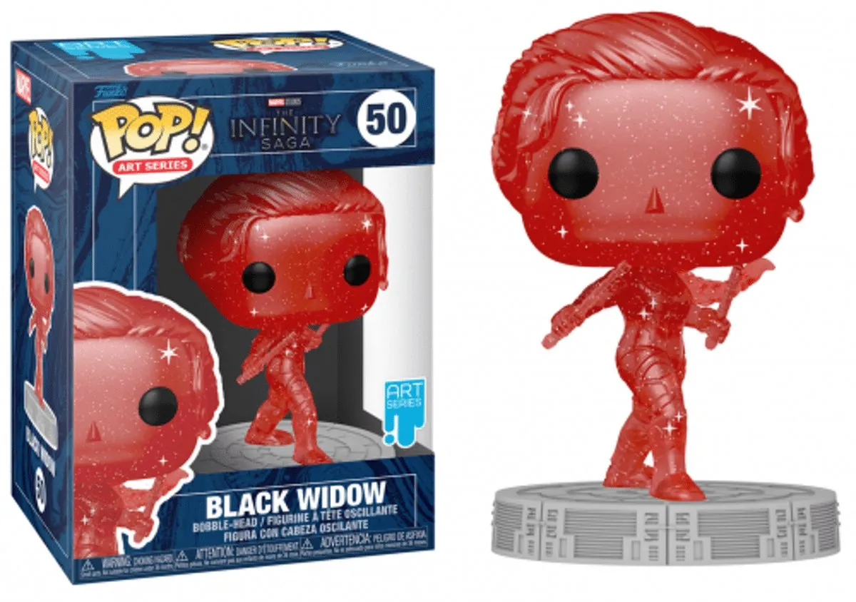 Funko Marvel POP! Artist Series Black Widow - 4711061144799 - Rood