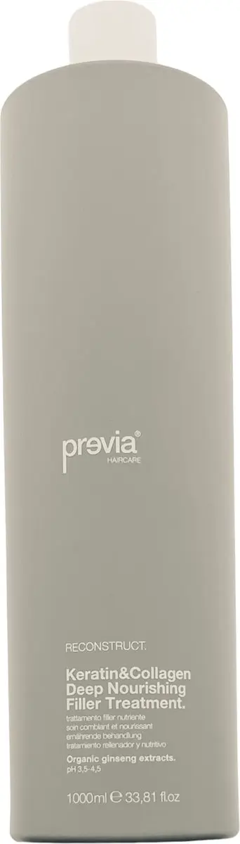 Previa Keratin & Collagen Deep Nourishing Filler Treatment 1000ml