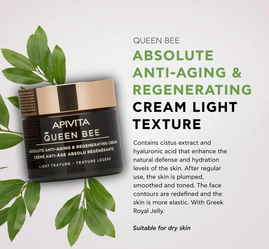 Apivita Queen Bee Anti-Aging Gezichtscrème 50ml - 50 Stuks