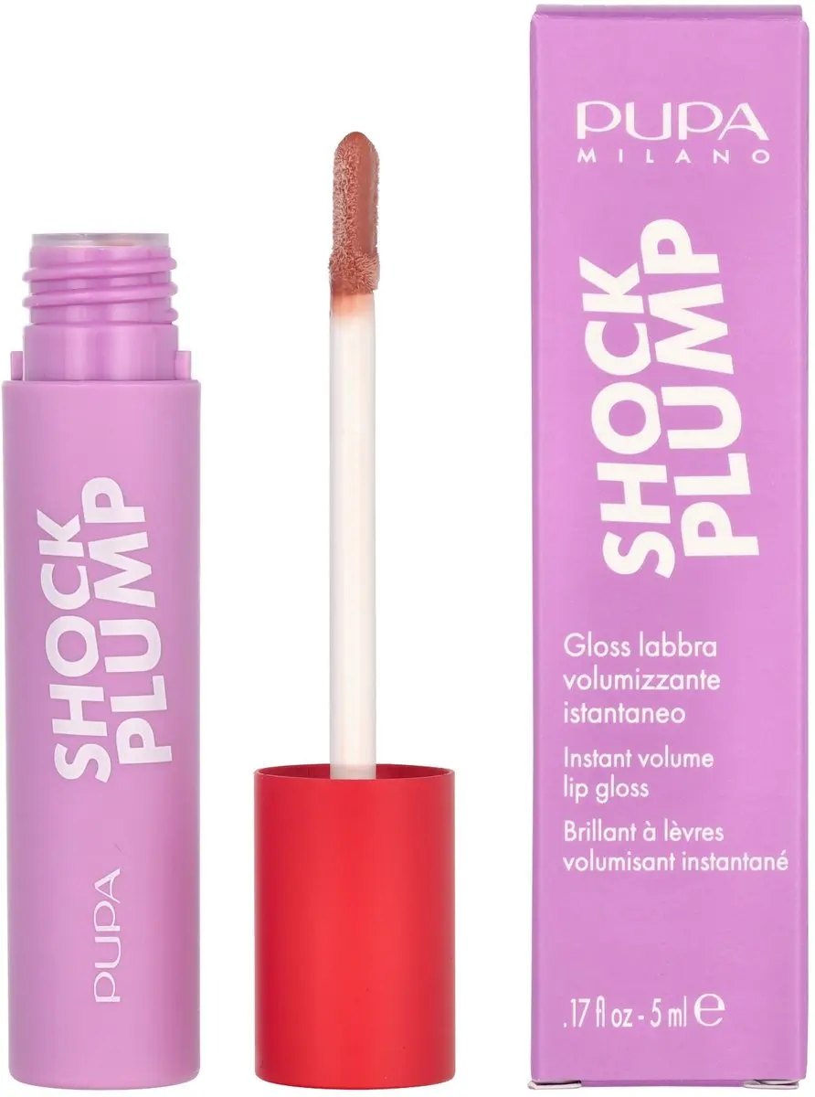 Pupa Milano Shock Plump Lip Gloss 5ml - #003 Scandal Nude