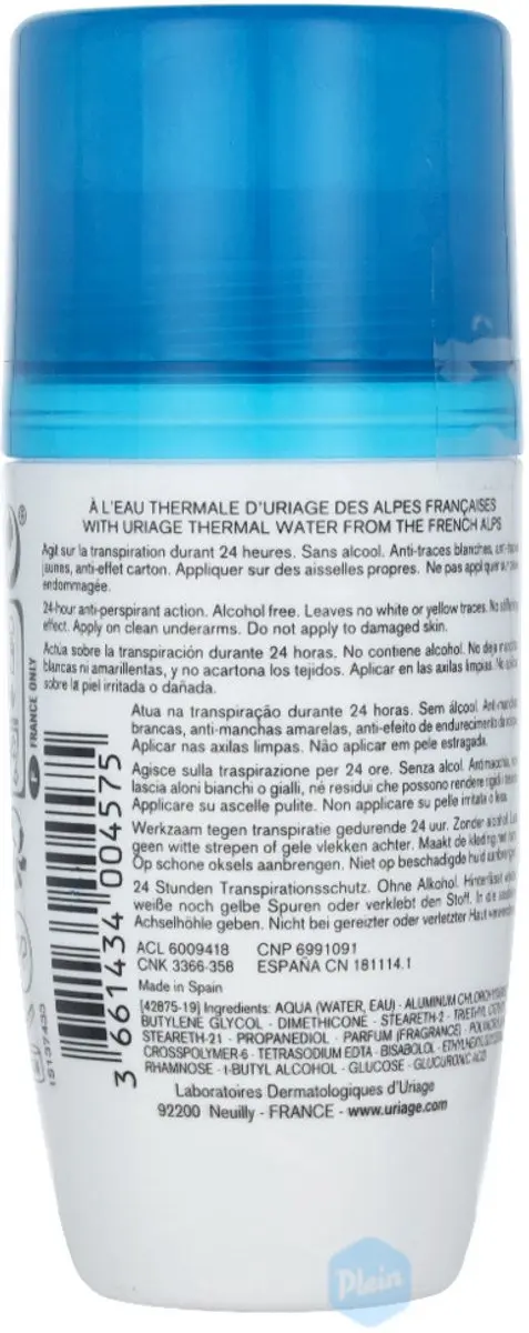 Uriage Triactivo Deodorant Roller 50ml