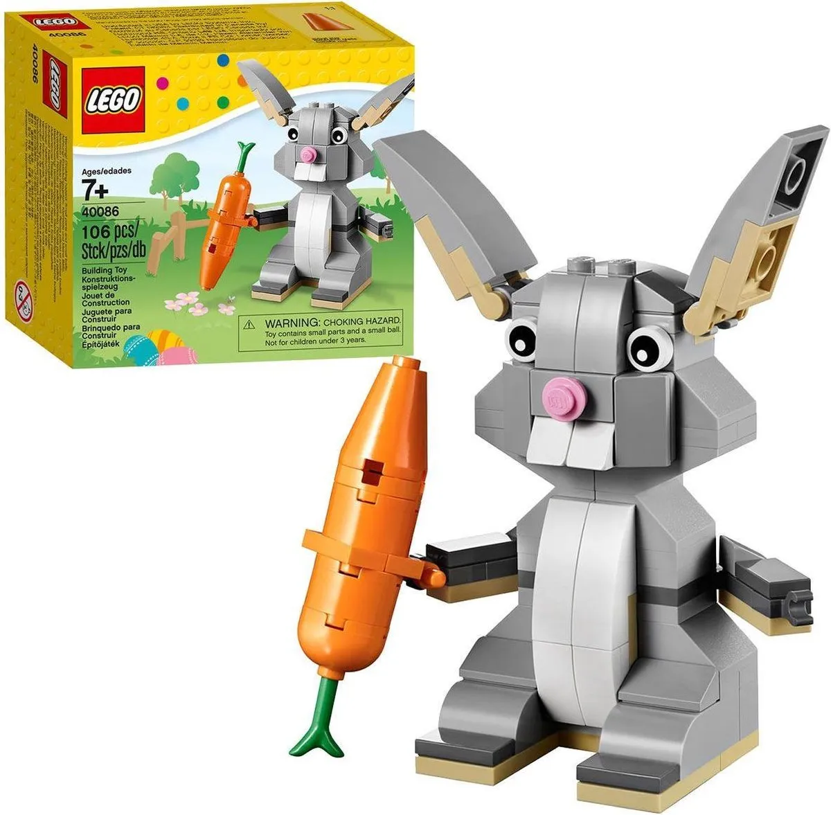 LEGO Paashaas met Wortel 40086 - 106 Stenen