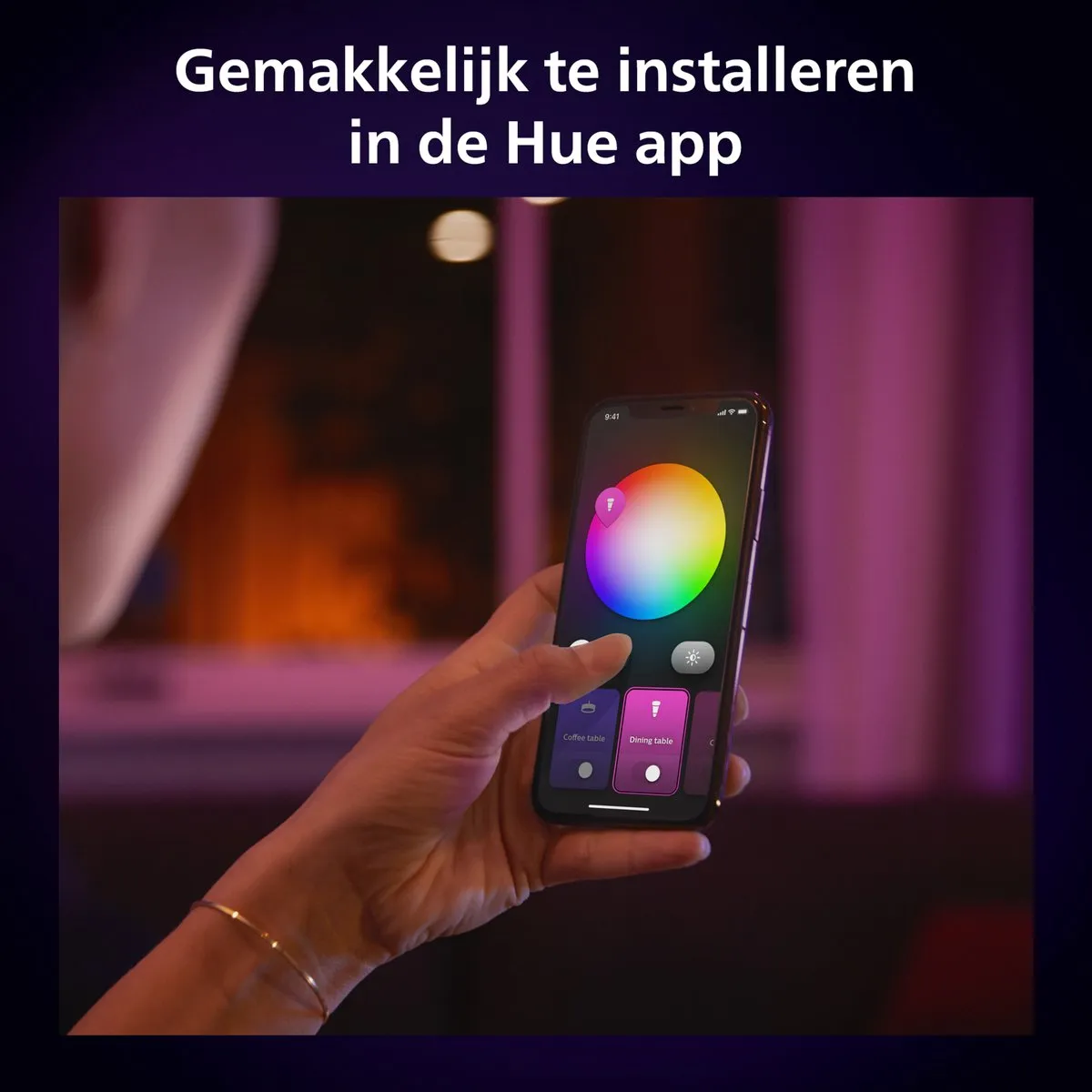 Philips Hue Tento Plafondlamp - Zwart Ø30cm
