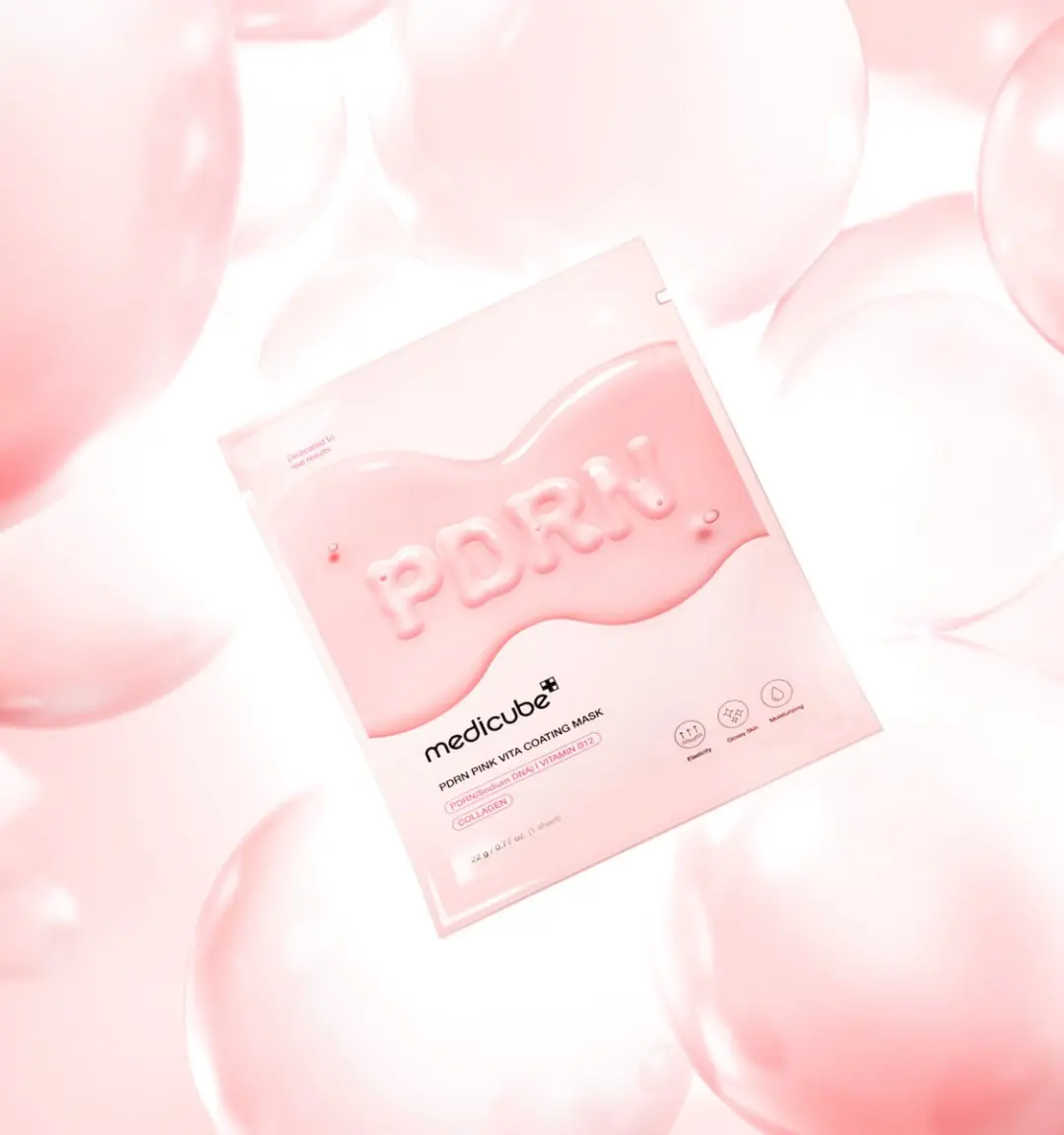 Medicube PDRN Pink Vita Coating Mask 22g - B12 & Collageen