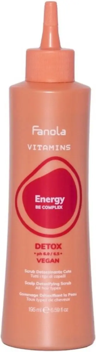 Fanola Vitamins Energy Detox Scrub 195ml