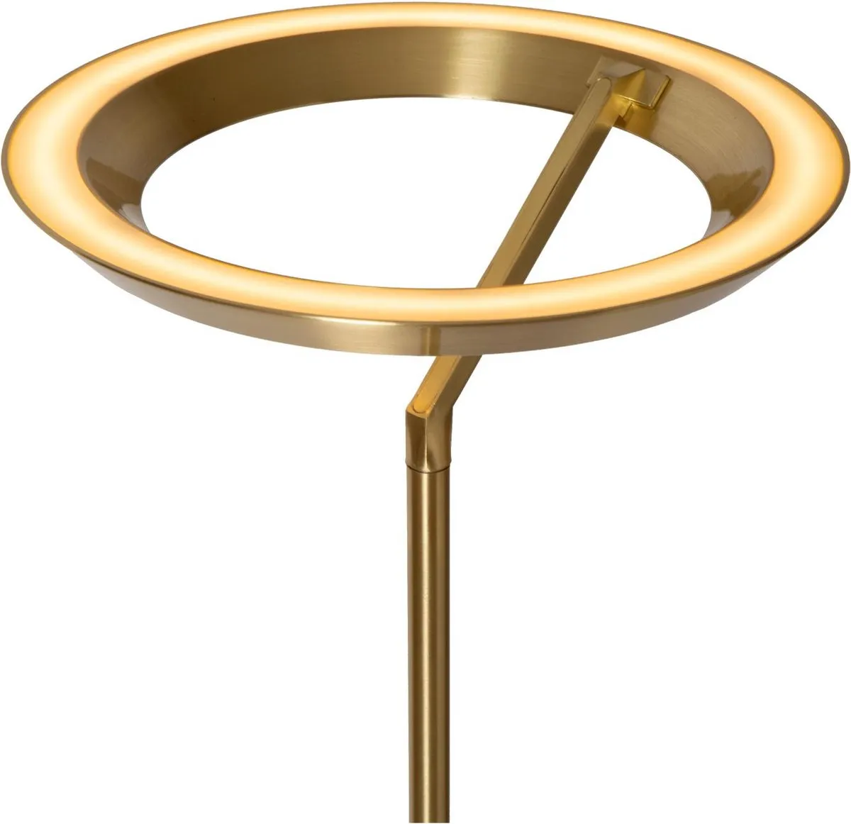 Lucide Celeste Vloerlamp - Ø28cm Mat Goud/Messing