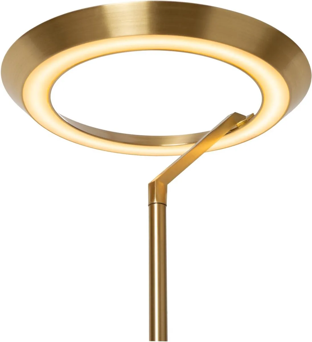 Lucide Celeste Vloerlamp - Ø28cm Mat Goud/Messing
