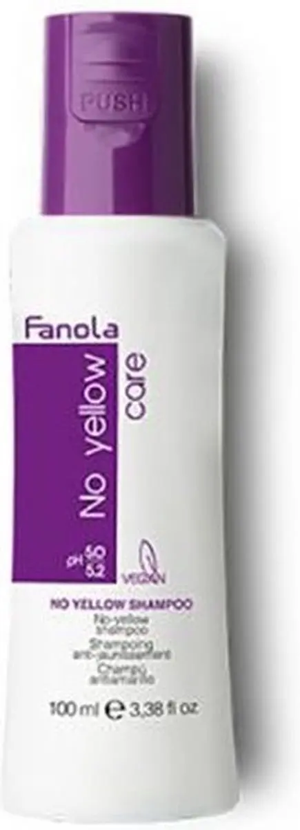 Fanola No-Yellow Shampoo 100ml - Gekleurd haar